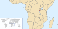 Mapa deRepublica de Burundi