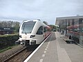 Arriva-trein op het station