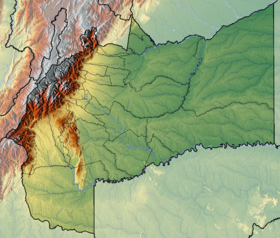 Voir sur la carte topographique du Meta (administrative)