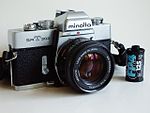 Minolta SRT303; Utvecklad modell av en tidig serie analoga spegelreflexkameror: SRT101, SRT100x etc.