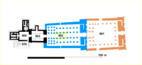 Ground plan of the Temple of Amun.