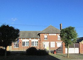 The town hall in Hancourt