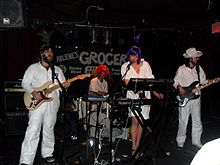 Ellis Ashbrook performing at Arlene's Grocery on Halloween 2009