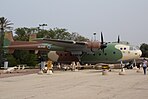 A French but German-built Nord Noratlas transport aircraft in the IAF Museum at Hatzerim Airbase