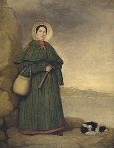 Mary Anning (1799-1847) va trobar el primer esquelet complet d'un Dimorphodon