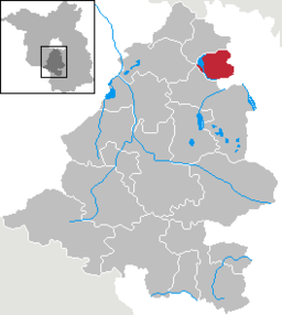 Läget för kommunen Rangsdorf i Landkreis Teltow-Fläming