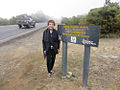 A sign marks the Summit of Death on Costa Rica 2, the Inter-American Highway, elevation 10,942 feet