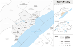 Location of Boudry District