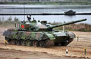 2014年の戦車バイアスロンに参加した96A式戦車