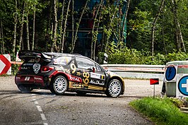 Loeb's afscheidstournee eindigde met een domper door een rol op de slotdag van de rally