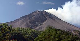 Merapi under juli 2005