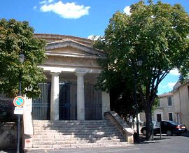 The temple in Beauvoisin