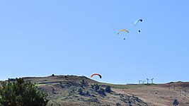 Parapente depuis le Pic de Pénédis.