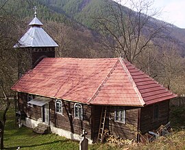 Wooden church in Luncani