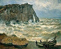 Příboj v Étretat (1883)