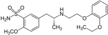 Tamsulosin Structural Formulae.png