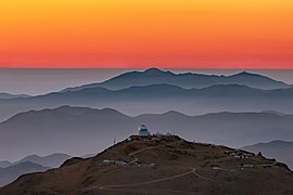 Sunset skies at CTIO