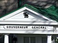 Entrée de la résidence du souverain canadien à la Citadelle de Québec.