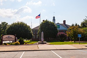 Das Yancey County Courthouse in Burnsville