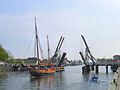 Old bridge in Greifswald-Wieck