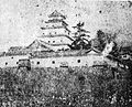 Photographie du château en 1872.