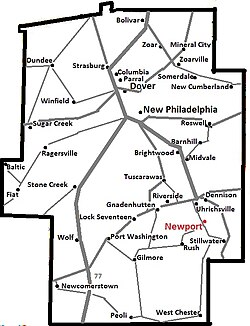 Location of Barnhill, Ohio