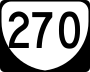 State Route 270 marker