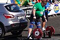 During the Strongman Champions League Ireland contest in Limerick, Ireland, 2010.