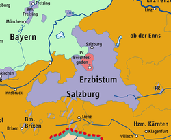 Berchtesgaden Provostry and Archbishopric of Salzburg, 1789