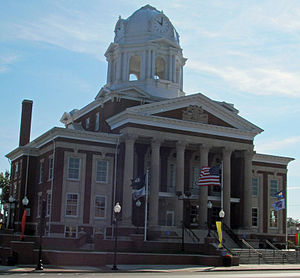 Muhlenberg County Courthouse in Greenville, Kentucky