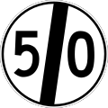 End of speed limit