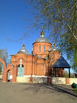 Pokrovskij chram (Förbönens kyrka) i centrala Korablino