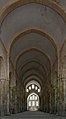 Interior de l'església de l'Abadia de Fontenay.