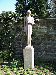 Tombe d'Oskar Zwintscher, Dresde, cimetière de Loschwitz.