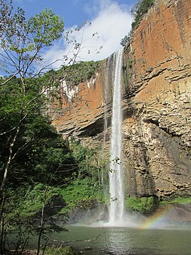 Cascata do Chuvisqueiro, em Riozinho