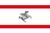 Flagge der Region Toskana