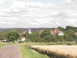 Skyline of Vaudeville-le-Haut