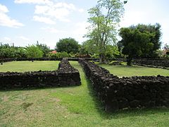 Le marae Ta'ata.