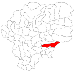 Location in Bistrița-Năsăud County