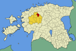 Juuru Parish within Rapla County