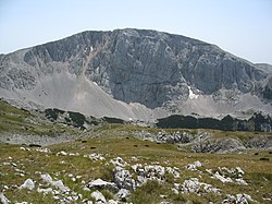 Vlasulja (2236 m) - nejvyšší hora Volujaku