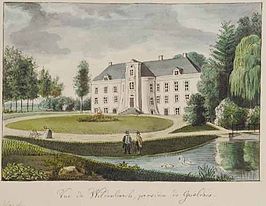 Kasteel De Wildenborch ca. 1800 door een anonieme schilder