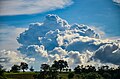 Cumulonimbus-Wolke über dem Landkreis Heilbronn