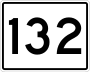 State Route 132 marker