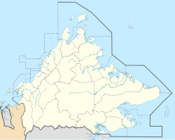 Weston is located in Sabah