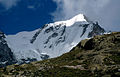 Le Grand Paradis vu du haut Valsavarenche.