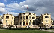 Stortingsgebäude in Oslo, fertiggestellt 1866