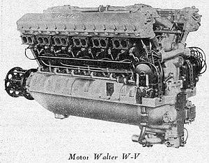 Walter W-V (1929), licence Fiat A.20