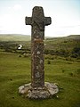 Cruceiro de Cadover, unha das cruces de Dartmoor (Dartmoor, Inglaterra)