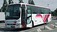 2011年7月に投入された新型車両 三菱ふそう・エアロエース （西日本鉄道）